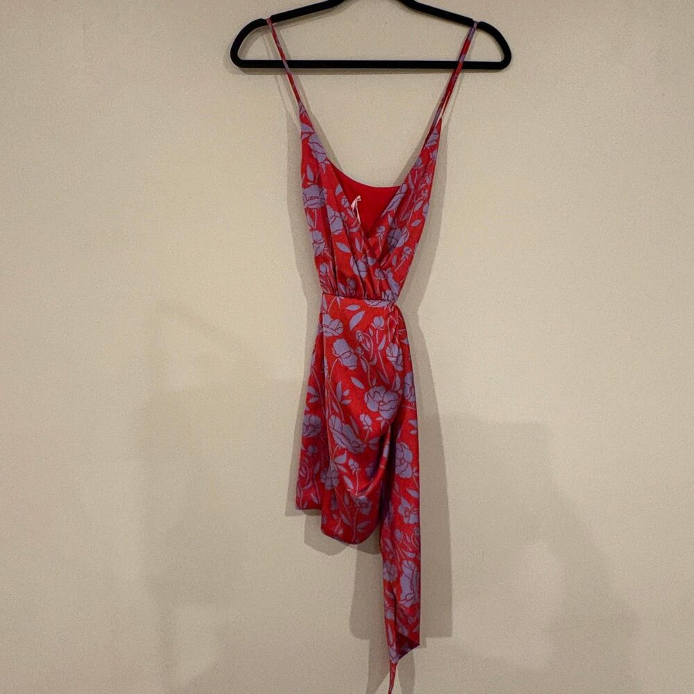 Lovers and Friends Floral Ruffle Mini Dress XXS - Picture 4 of 9